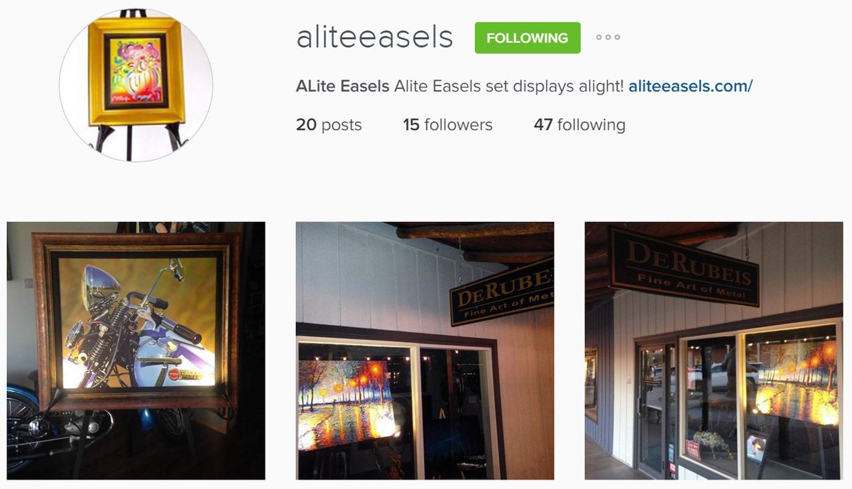ALite Easels LLC tweet media