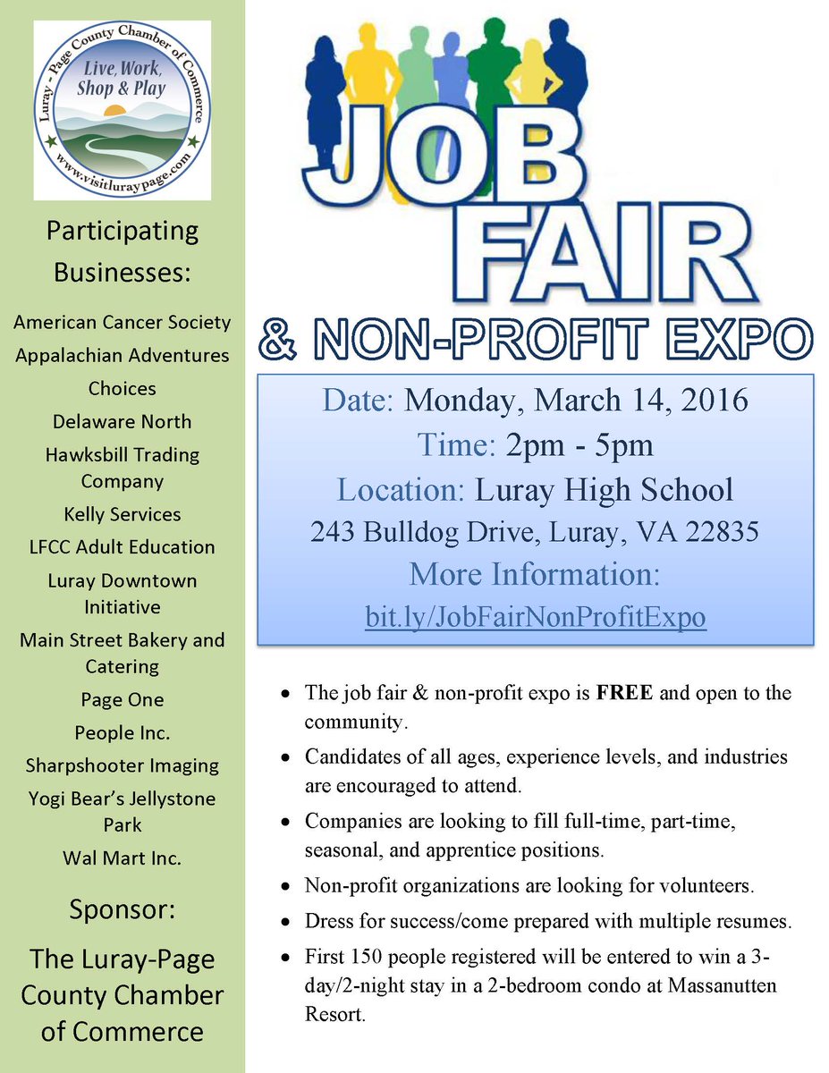 MsScilla's tweet photo. @VisitLurayPage @pagecountyfyi @PageCoVa #LurayVA #JobFair https://t.co/IxBtumSCWb