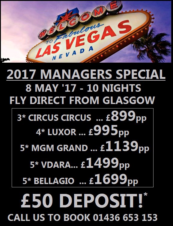 HburghCooks's tweet image. AMAZING #LasVegas #offers 📞Call us 01436 653153 ☀️💛✈️ terms and conditions apply