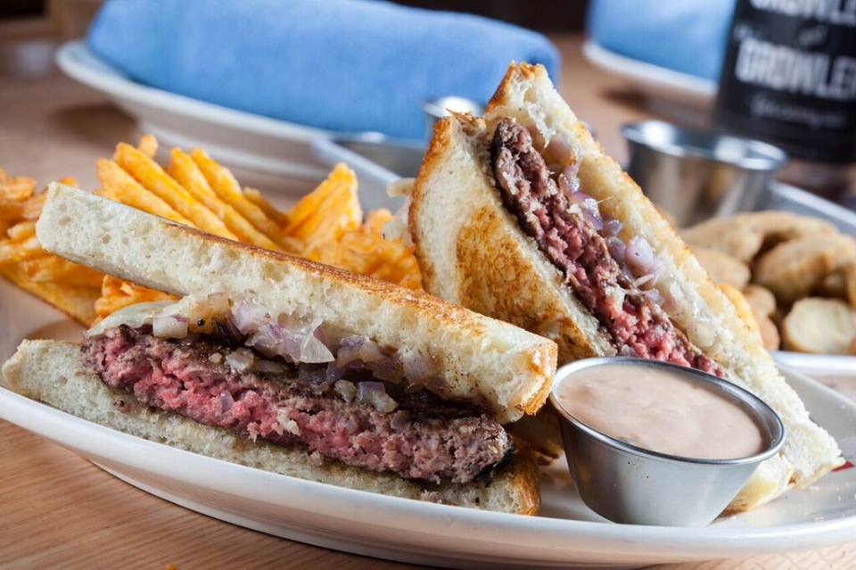 brewhouse's tweet photo. Try one of our new menu items for lunch today, like the Monty's Frisco burger. #SBHNewMenu https://t.co/9CR3DTZDov