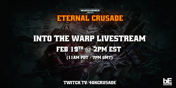 40kcrusade's tweet image. Join us Fri for the next #40kcrusade Twitch! New map, meltagun &amp;amp; melee updates! Details &amp;gt; bit.ly/1RO8CGe