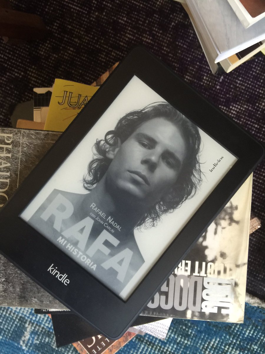 Antonio_Rosique's tweet photo. "Lo que no puedes es permitirte un fracaso porque te falle la voluntad" #RafaNadal. Me está gustando mi #kindle... https://t.co/iT8ZSZiLp0