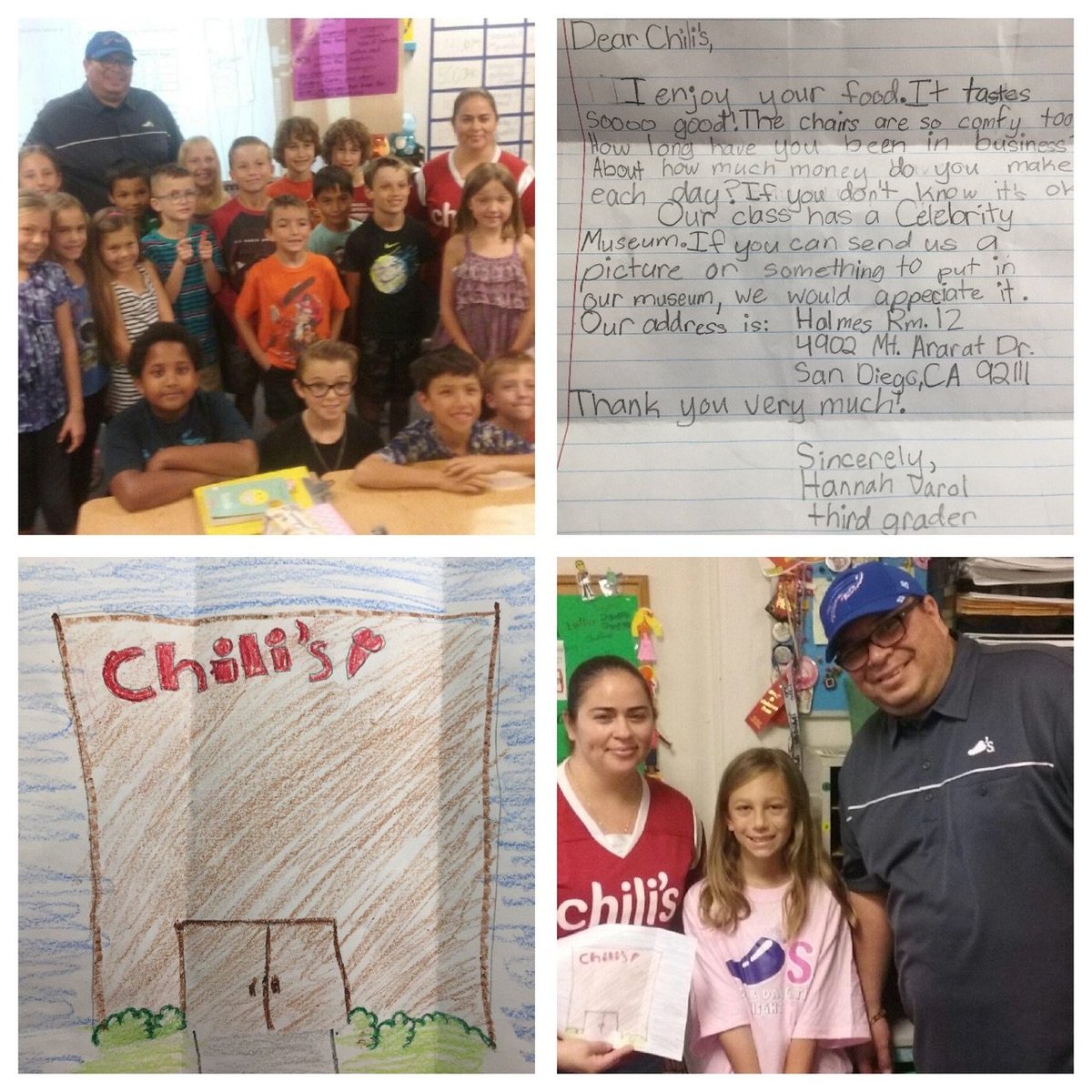 patron1128's tweet photo. Spent the day with our number 1 fan! #makingpeoplefeelspecial #GBE #holmeselementary #teamCTS https://t.co/iRKXqNILlU
