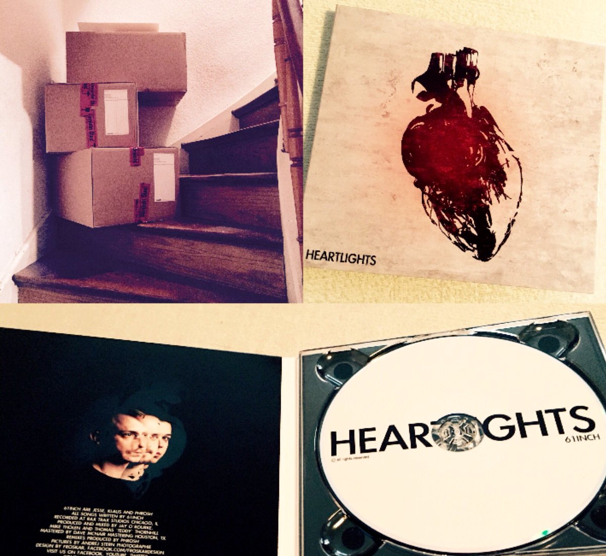 61_inch's tweet photo. So happy to finally announce our new album #61inch #onelove #badumtss #heartlights #supportlocal #Sellout https://t.co/LHtdnuxZb3