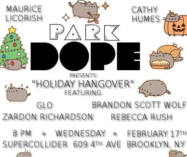ListenToThisPod's tweet image. PARK DOPE IS HAPPENING TONIGHT AT SUPERCOLLIDER!!! FEATURING
GLO
BRANDON SCOTT WOLF
REBECC… ift.tt/1ROe3oB