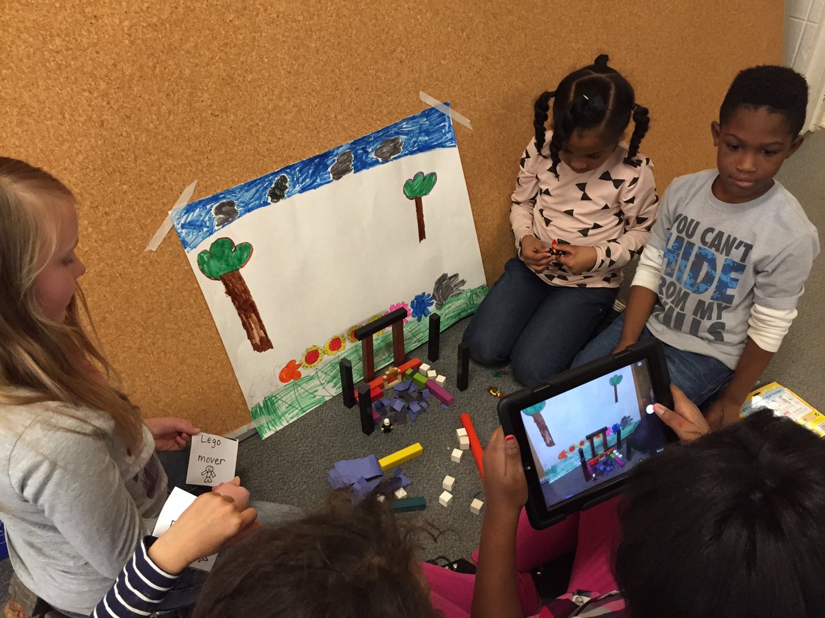 HallFletcherAVL's tweet photo. Lego stop motion videos with @mrscorral1st and Mr. Seijo's class. Collaboration! #acsdlday #ncdlday #DLDay https://t.co/yMqB5py9Ja