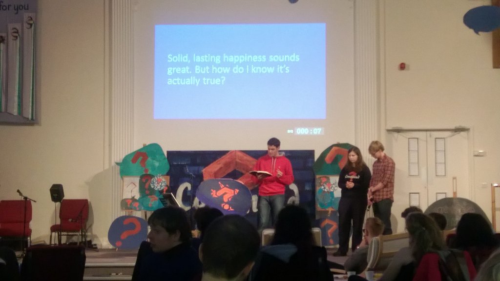 BangorCU's tweet photo. Q&A session is underway, tackling the truth in the Christians' joy #Convinced2016 https://t.co/1o9mecbwyj