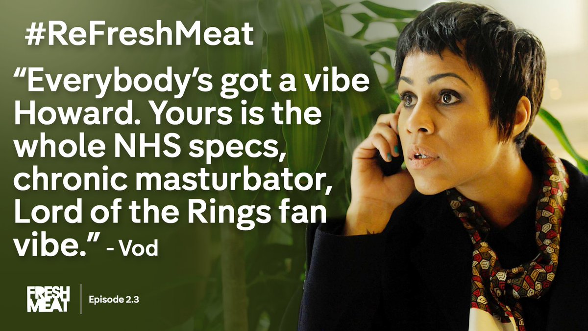 Channel4's tweet photo. Time for some more #ReFreshMeat here... Catch up on series 1-3 on @All4 before the new one starts on Monday. https://t.co/wiG7YCWhxr