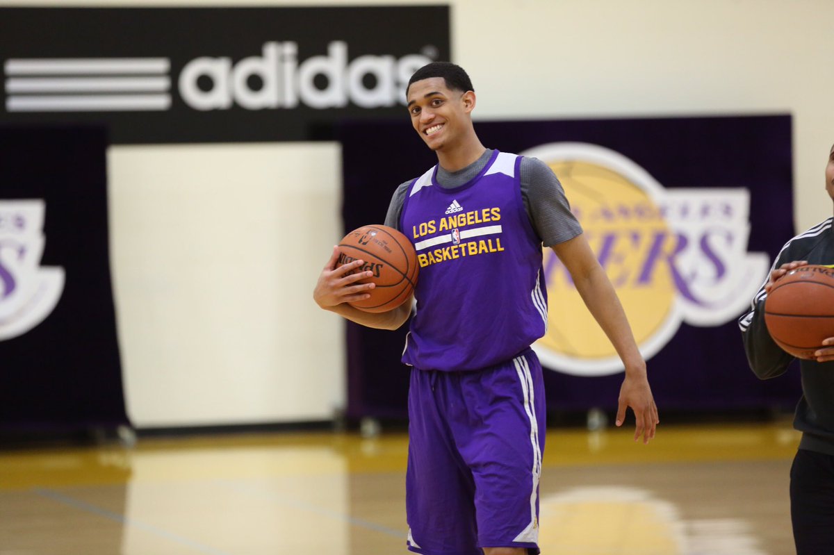 Lakers's tweet photo. Back to work after the All-Star break https://t.co/k8Cew9GX6P