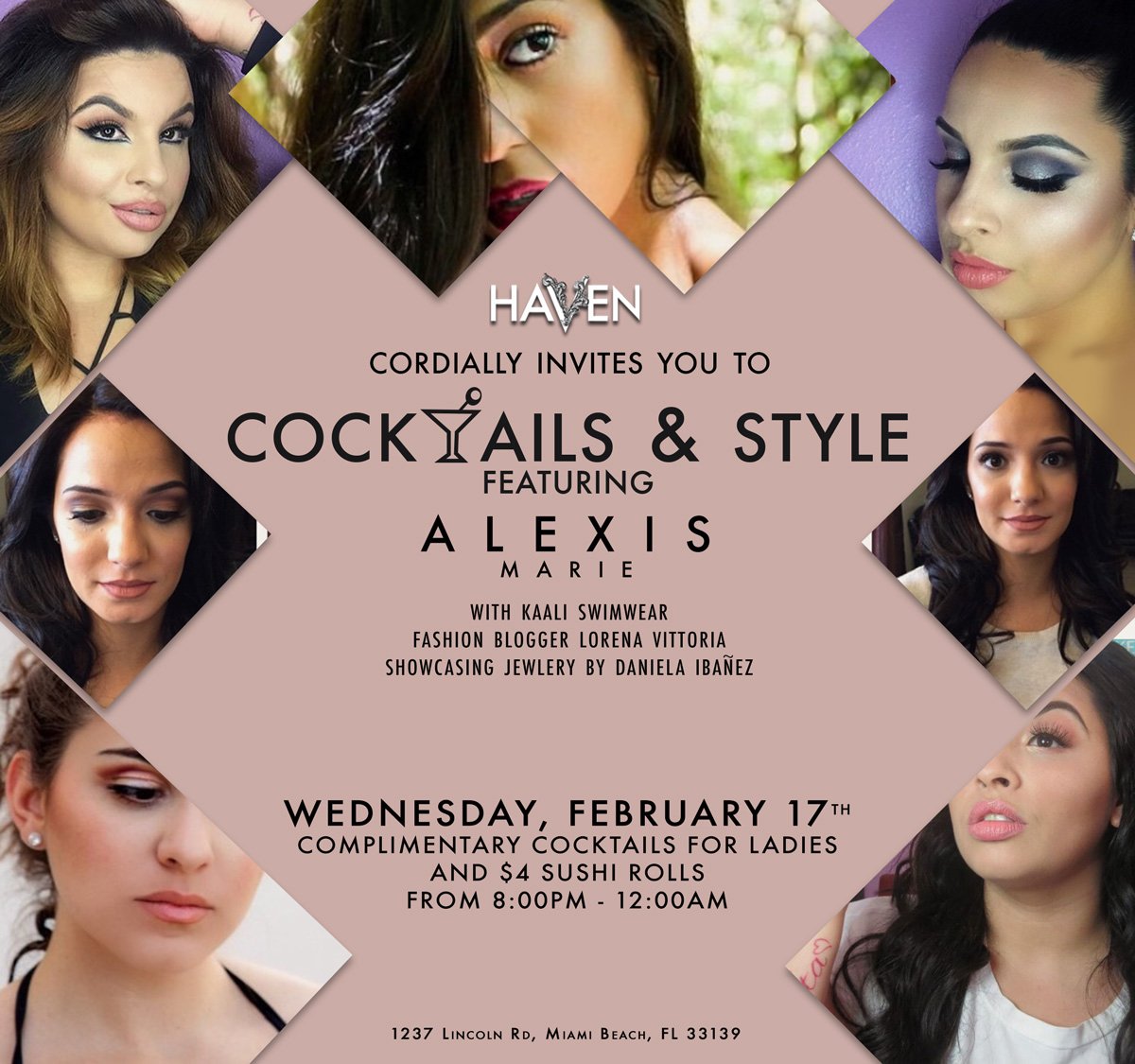 Meet and network with #Miami #Glam #Blogger @thehauteglamxo and see the lastest in fashion at <a href="/HavenSouthBeach/">HaVen South Beach</a>!