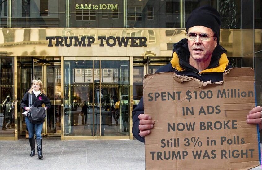 FakeNews_CNN_'s tweet photo. Jeb is Done! #JebIsDone RT RT
.@JebBush https://t.co/5FkUVaXPIL