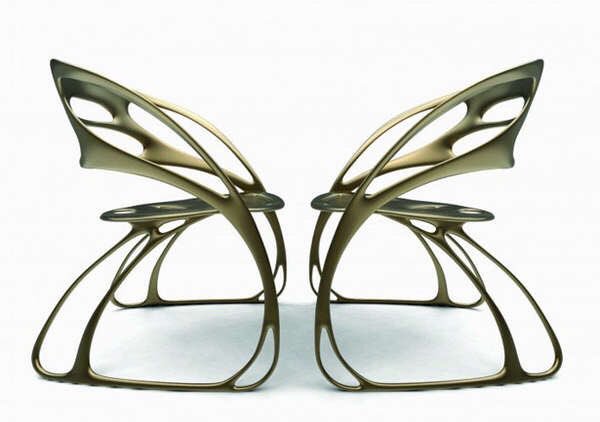 #Monarch #chair by #EduardoGarcíaCampos, cast aluminium. #butterfly #design #insectdesign #culturalentomology