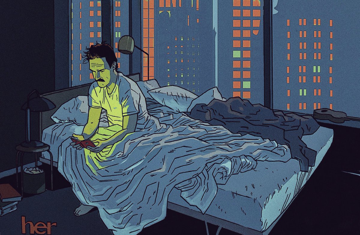 "Sometimes I think I've felt everything I'm ever going to feel." -Theodore Twombly #illustration #her #film #art