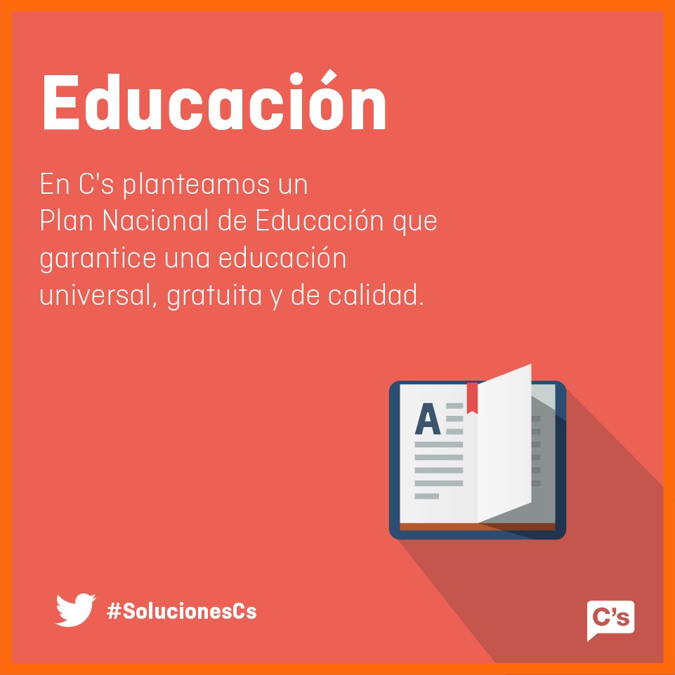 CiudadanosCs's tweet photo. .@Albert_Rivera "Proponemos algo que no se ha hecho en 30 años: un Pacto Nacional por la Educación" #ARiveraCSur https://t.co/RTanPG3uMI