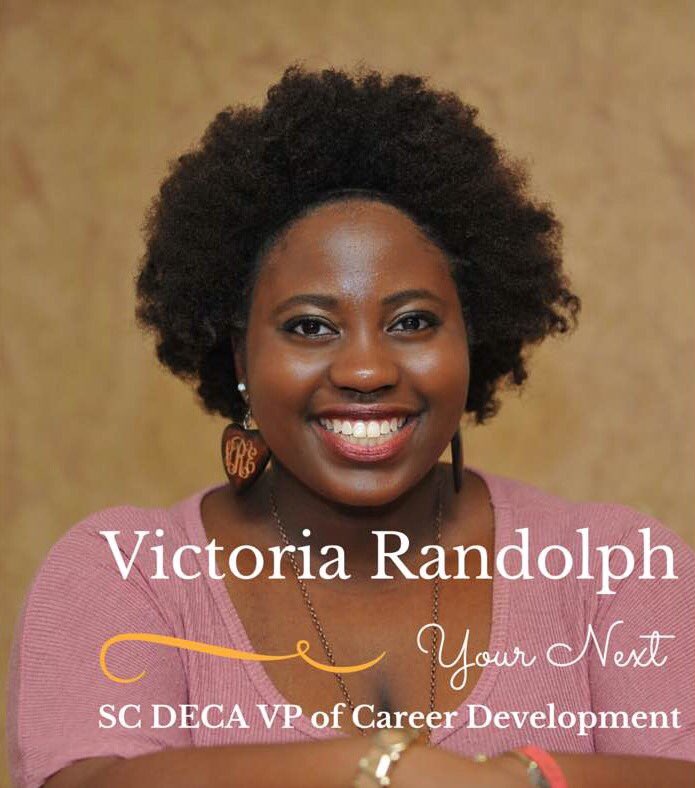 LTCDECA's tweet photo. LTC DECA's Victoria Randolph is a candidate to be the next VP of Career Development. Make sure to vote for Victoria. https://t.co/pWX1gN8fJ1