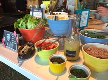 HyattLodge's tweet photo. Julia Child inspired one of our recent meeting break set ups, what do you think?! #EventProfs #meetingsetup https://t.co/rS9gcYAPX1