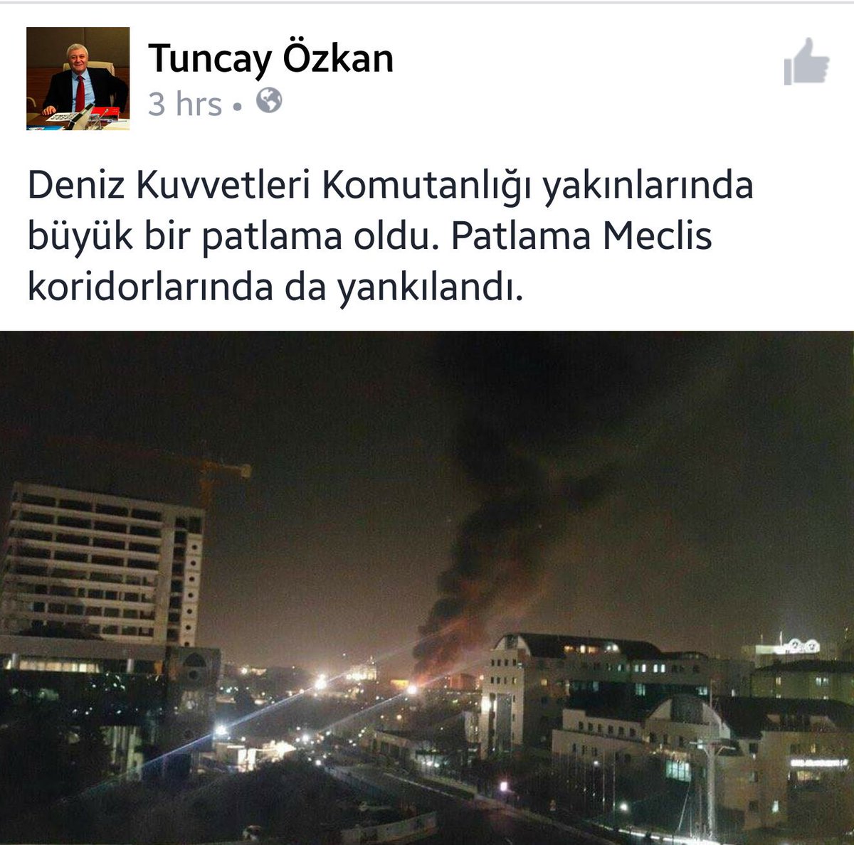 ErkanKiraz's tweet photo. #Ankara #BombaliAracPatlamasi, #CarBombExplosion #20160217, #Ankara, #Turkey-III https://t.co/C9WPSnjDje