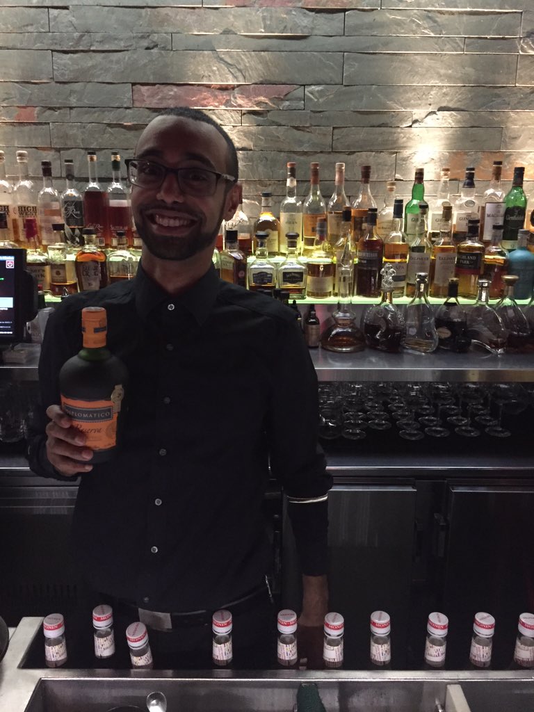 #cocktail#competition#Diplomatico rum, another day with great cocktails Yosief with road to Asia the winner cocktail