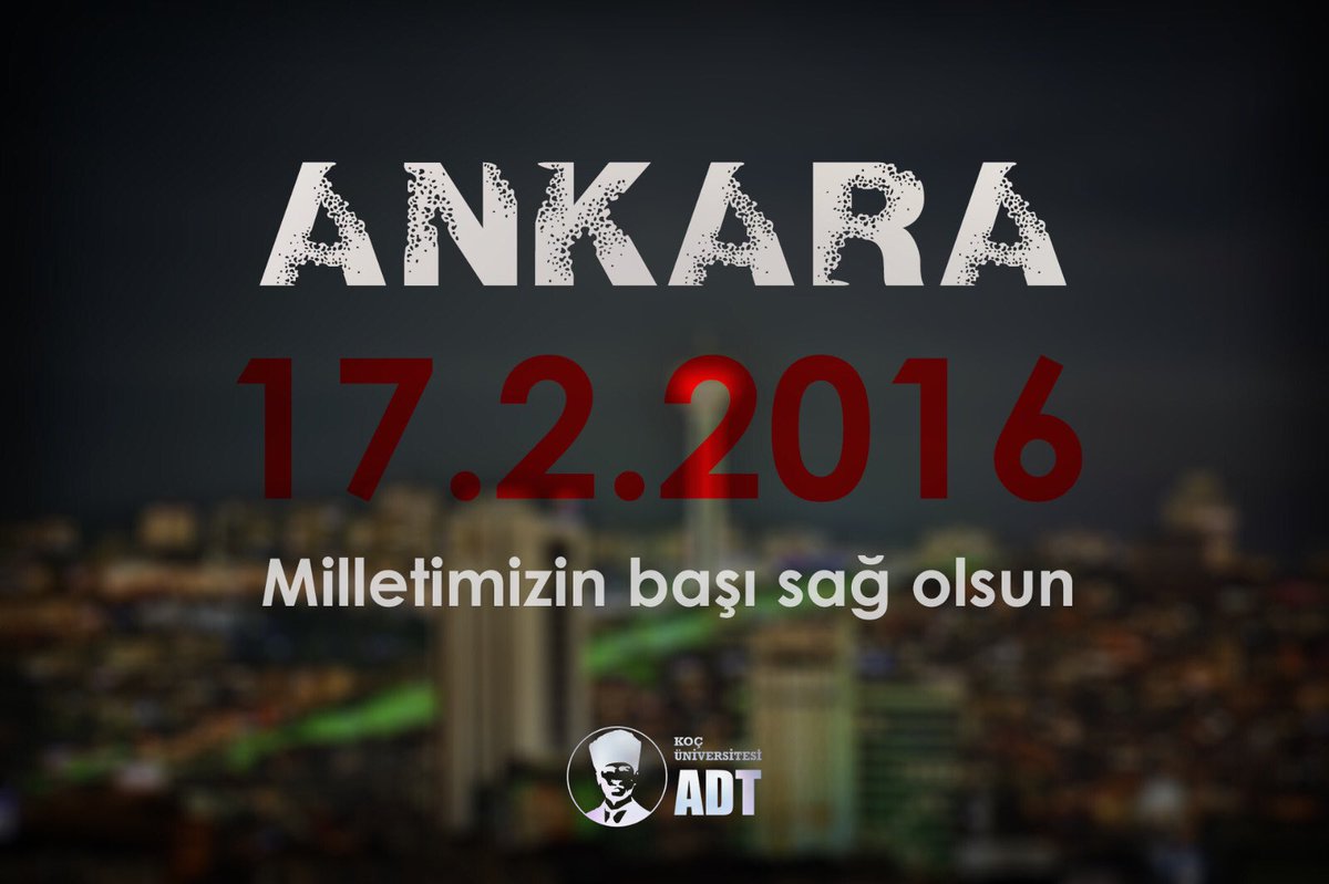 KU_ADK's tweet photo. Hiçbirimiz güvende değiliz, yarın başına ne geleceğini bile kestiremiyoruz. Buna rağmen,dirayetli olmalıyız. #Ankara https://t.co/e7bW7NS4nq