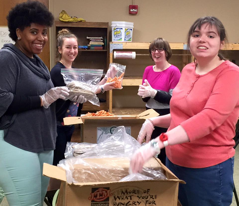 #volunteering #community -at St. George Food Pantry in Cincinnati, Ohio