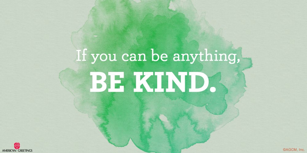 Happy #RandomActsOfKindnessDay! RT and tag someone who is always, always kind!