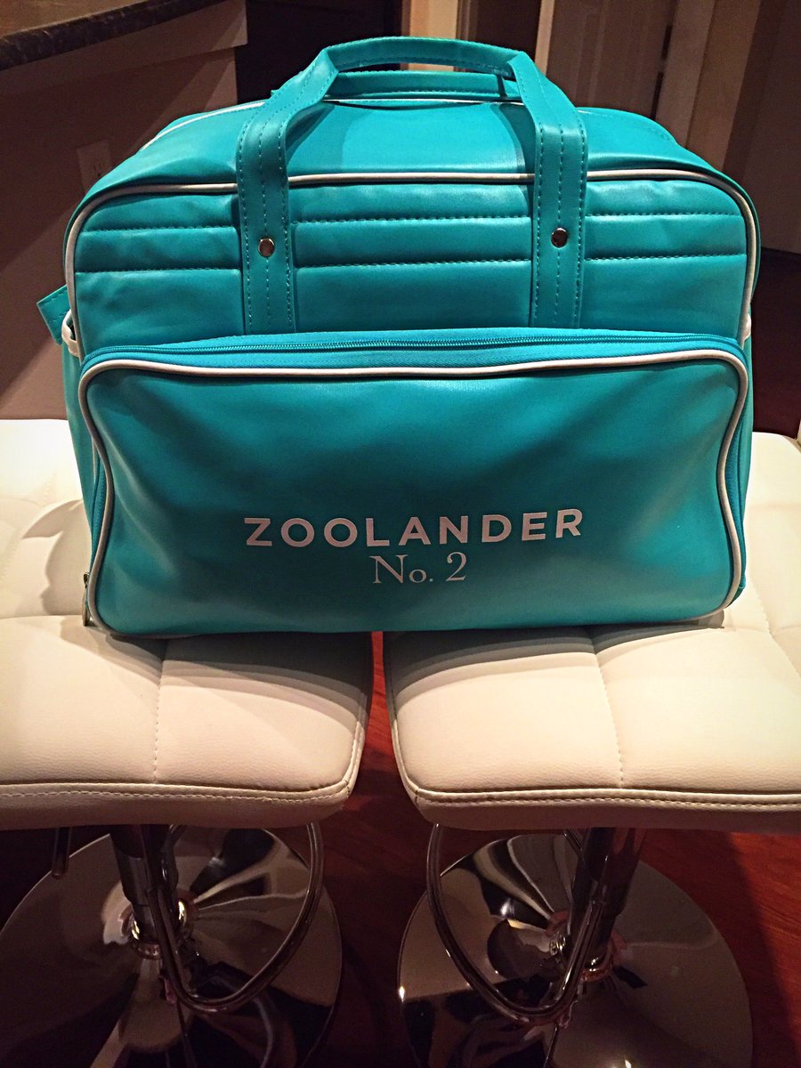 evocinemas's tweet photo. You'd look really, REALLY, super fabulous w/ this #Zoolander2 duffle bag. 💁  RT &amp; follow for a chance to win it! https://t.co/So74oAH6wo