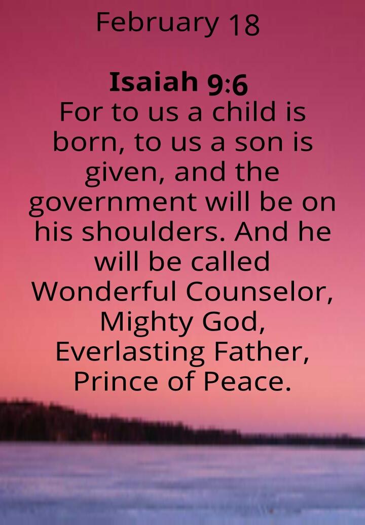 LiapengM's tweet image. #InspiringBibleVersesDaily 
Isaiah 9:6
For to us a child is born, to us a son is gi..
play.google.com/store/apps/det…