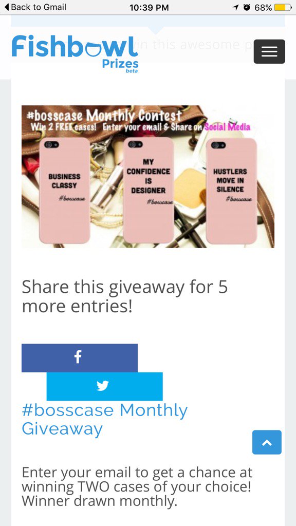 thatgirlIye's tweet photo. #bosscase monthly giveaway! https://t.co/p0iTgKuXa6