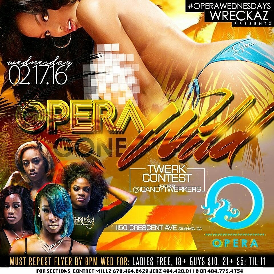 WreckazPromo's tweet photo. #OperaGoneWild and #CsuGoneWild tonight at #OperaWednesdays.. We are celebrating life tonight https://t.co/dlvi3wxoY1