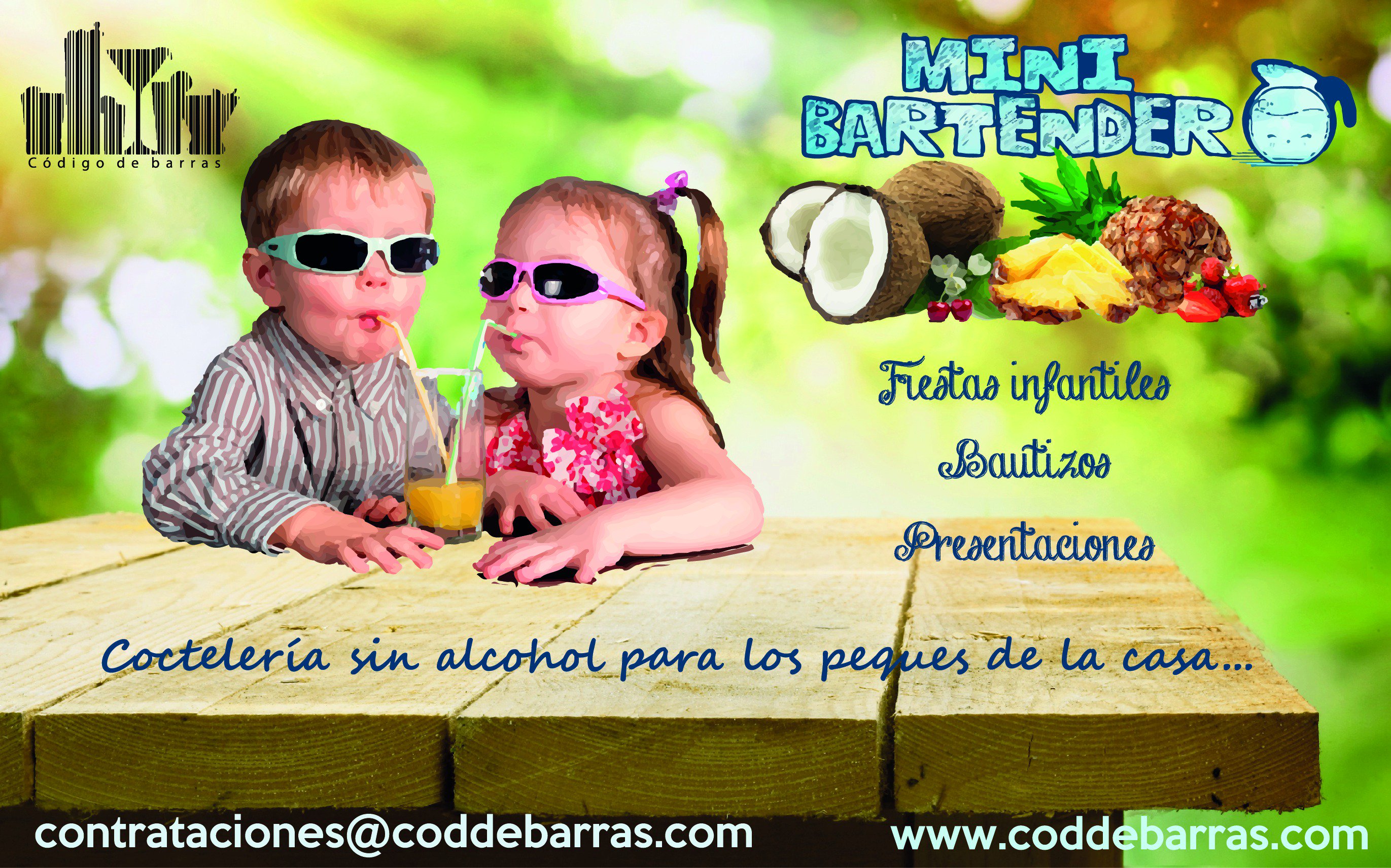 Barricada Leer Predecesor Código de Barra on Twitter: "#Bautizo #Cumple Coctelería para fiestas  infantiles... A la orden!!! Cotiza con nosotros https://t.co/FhcrBLBS2X  https://t.co/nwch0D2VK8" / Twitter