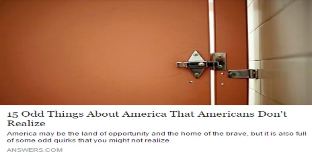 Do_it_Like_'s tweet photo. 15 Odd Things About America That Americans Don't Realize #funny  - https://t.co/jQvaaXgM2S https://t.co/NfJ8rXaXsj