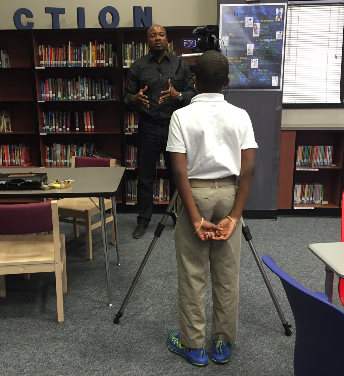 tyrone24's tweet photo. Video shoot @budewigbulldogs for Outside the Huddle documentary coming in two weeks. #gamechanger #gameplan4life https://t.co/LfReNRXBnw