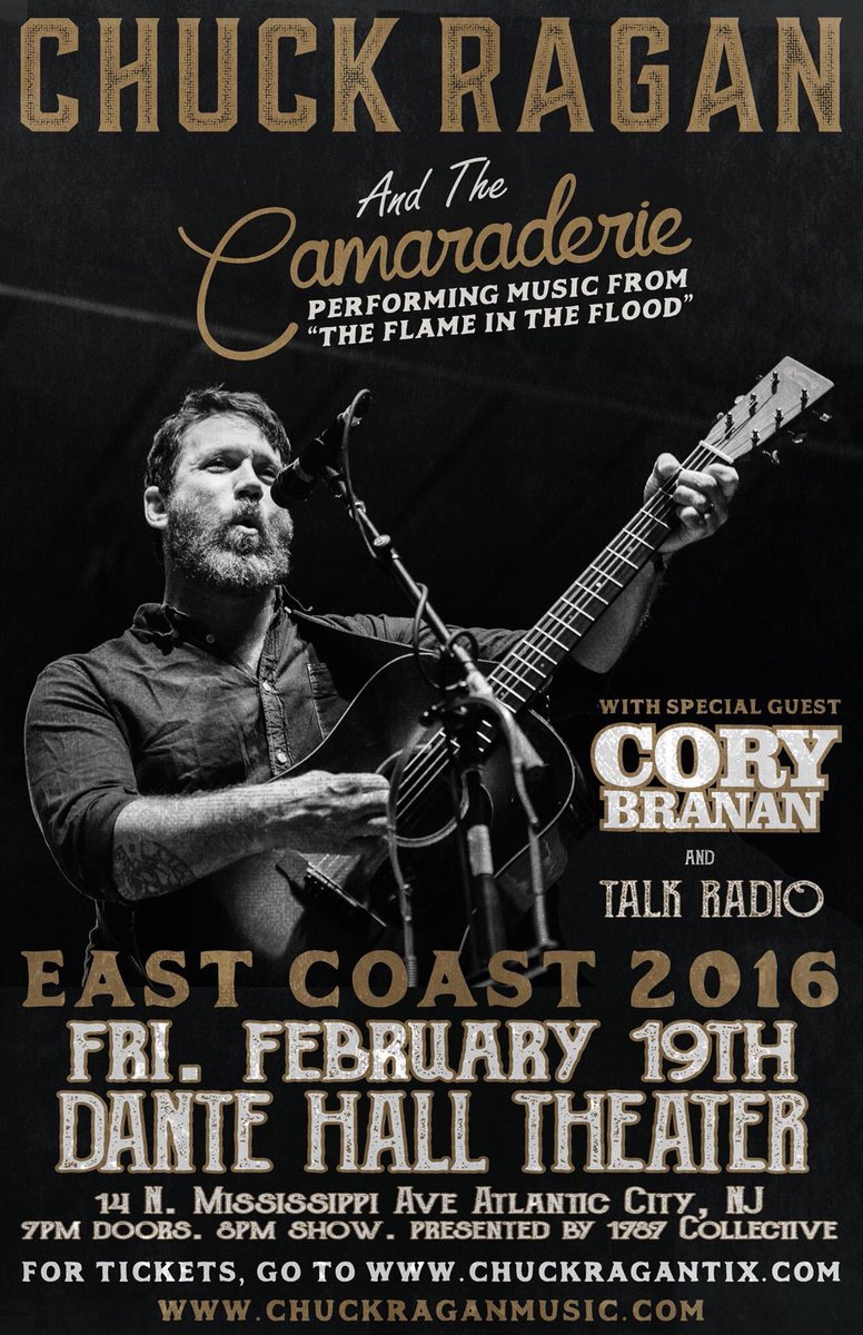 Is it Friday yet? #AtlanticCity is patiently waiting the return of <a href="/ChuckRagan/">Chuck Ragan</a> &amp; friends! Bit.ly/ChuckAC