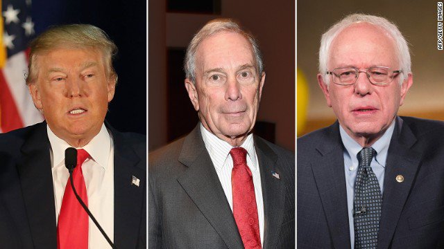 cnnbrk's tweet photo. Bloomberg could cost Sanders the White House in matchup with Trump, new poll finds. https://t.co/7OnXbRMBaV. https://t.co/LVnpUSh4uK
