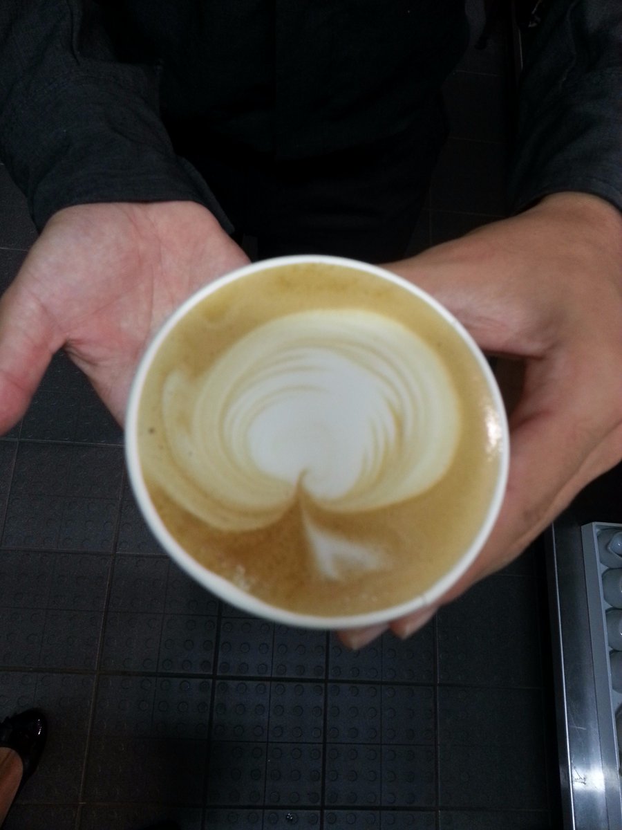 Transition to work student Ryota making awesome coffee at <a href="/westsillawarra/">Wests Illawarra</a> while on work placement @FlagstaffRoy