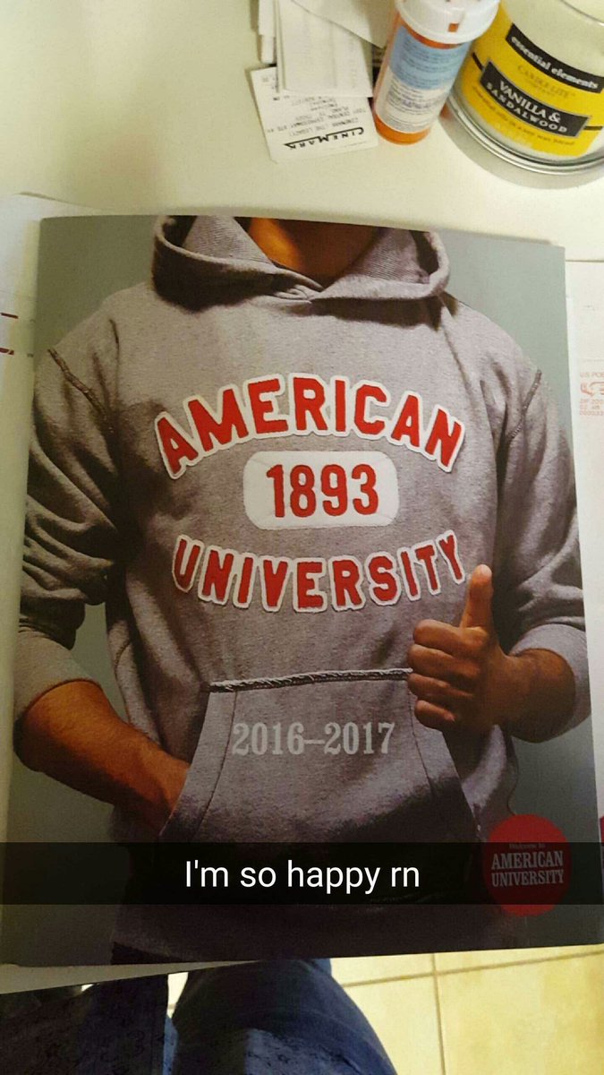 nickgranthughes's tweet photo. Got accepted to American University in Washington D.C. !!!! So happy and grateful https://t.co/OPtyyQp9DC