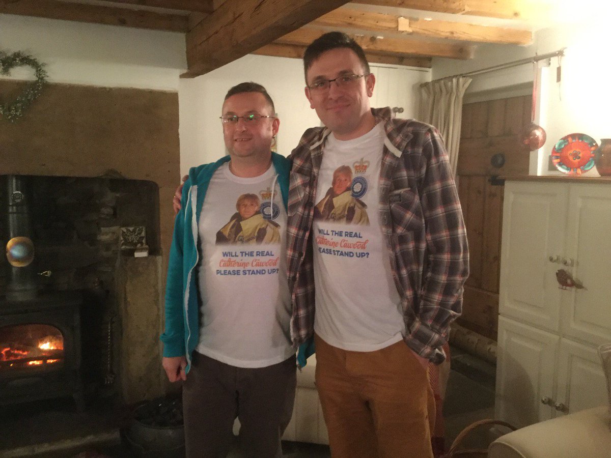 So Andy &amp; Stu turn up in matching t shirts. Hilarious <a href="/Stunimmo_CVHD/">Stu Nimmo</a>