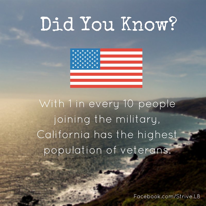 CSULBVetNet's tweet photo. @CSULB #Veterans #California #StriveLB https://t.co/8yawdmADFi