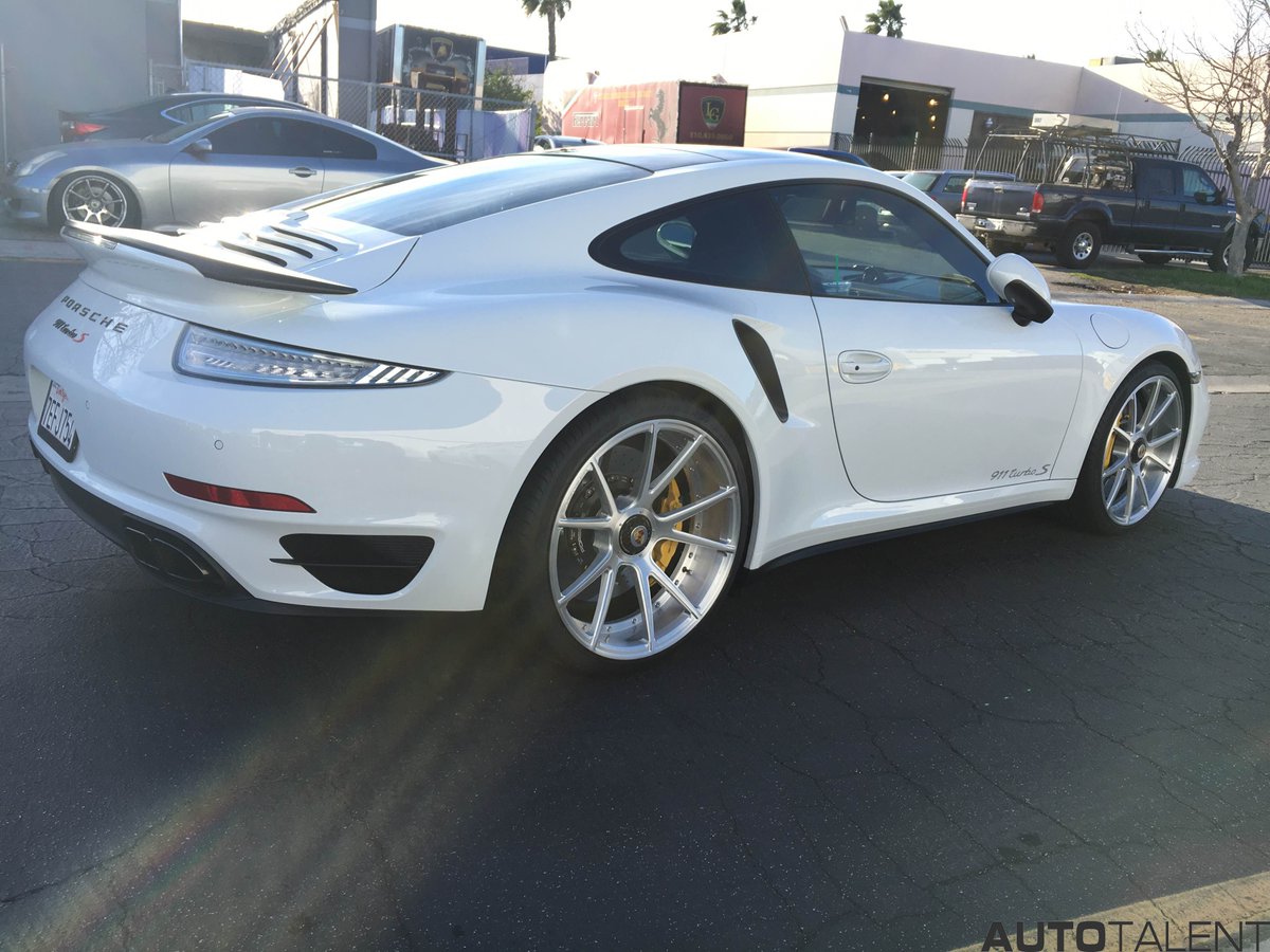 Brand new #Porsche 991 Turbo S with #Vorsteiner V-201 #forged