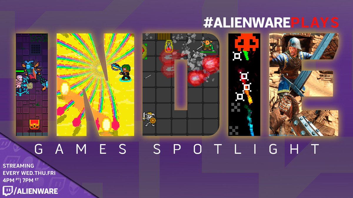 AWLenard's tweet image. .@Alienware twitch is live. Indie Game Night. @ChivalryGame @overturegame @VoidInvaders #ZombieParty @rxysurfchic
