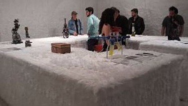 <a href="/ArtWynwood/">Art Wynwood</a> Scenes from '16: #GreySpaceArt Booth Evokes #MeretOppenheim's Object bit.ly/1QmNj9l