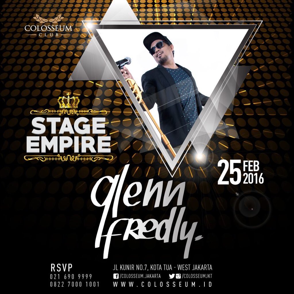 25-FEB THURSDAY | Stage Empire presents <a href="/GlennFredly/">Latuihamallo</a> | RSVP 0216909999 - 082270001001 <a href="/ColosseumJKT/">Colosseum Jakarta</a> <a href="/BOOMING_MAN/">BOOMINGMAN</a>