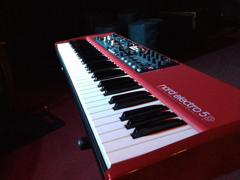 aRGbargee's tweet photo. Great jam with @backinto_wild last night, @bareboneslive tonight, ready for the week's gigs! #nord #electro5d #beast https://t.co/Ax3Tuk5SGc