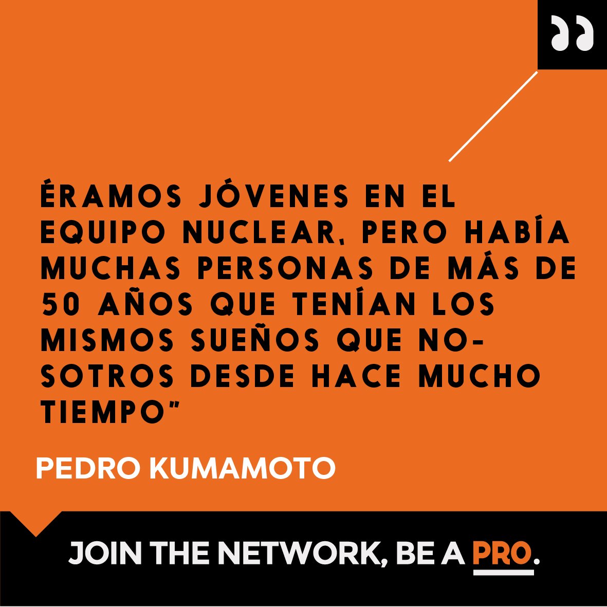 ProGuadalajara's tweet photo. Pedro Kumamoto, la historia de un #NPro que innovó en su campaña. https://t.co/9SugvNnfNj