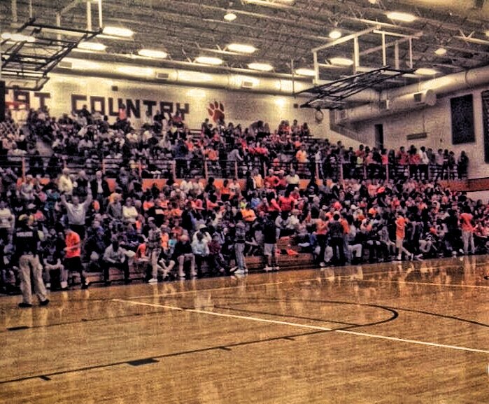 So friday night Wildcat Nation hosts? Class 8A region finals...it is a BLACKOUT..will u be there #stillnotsatisfied