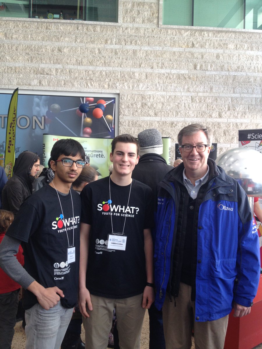 SciTechMuseum's tweet photo. Last weekend during #CoolScience, members of #SoWhatScience got to meet @JimWatsonOttawa #MyMuseum2017 https://t.co/MDMkXJq8L5