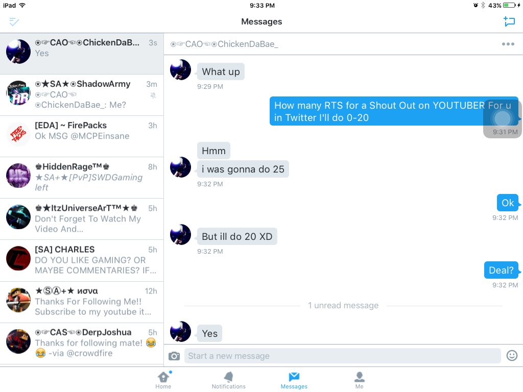 TheWildGamerMC's tweet image. RT this Please Guys I want to Get Some Subs Plz 20-25 RTS