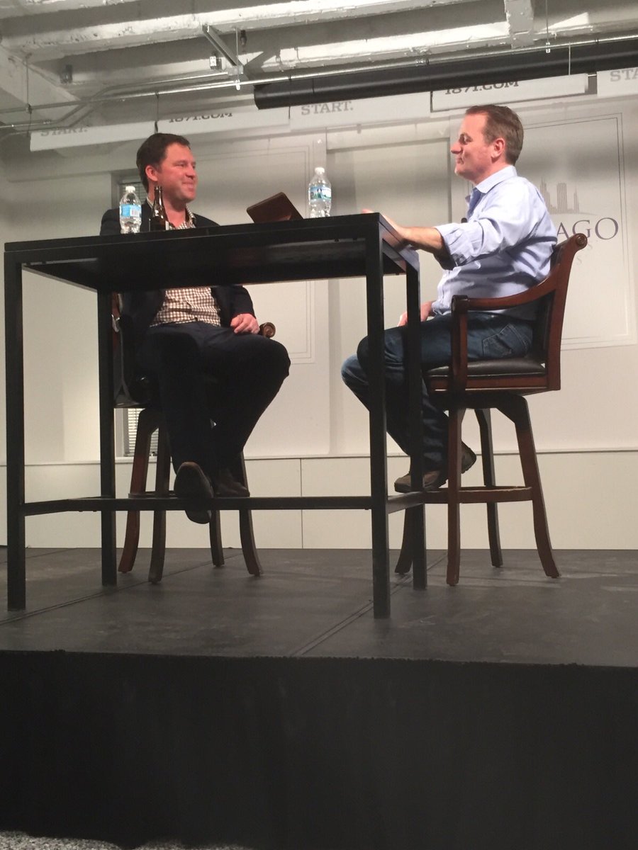 Inspiring to hear <a href="/cruzbm/">Brandon Cruz</a> talk dorm rooms to health insurance domination. #ChiFounders @1871chicago @GoHealthDotCom