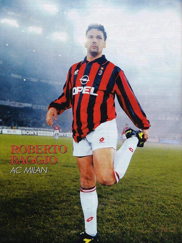 95-96 AC MILAN ROBERTO BAGGIO ロベルトバッジョ Roberto BAGGIO