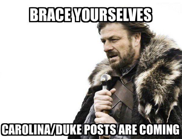 chrisdarling's tweet photo. All night long. #UNCvsDuke #Beatdook #TarHeels #TheBestBlue https://t.co/Hpc5ieAGDF